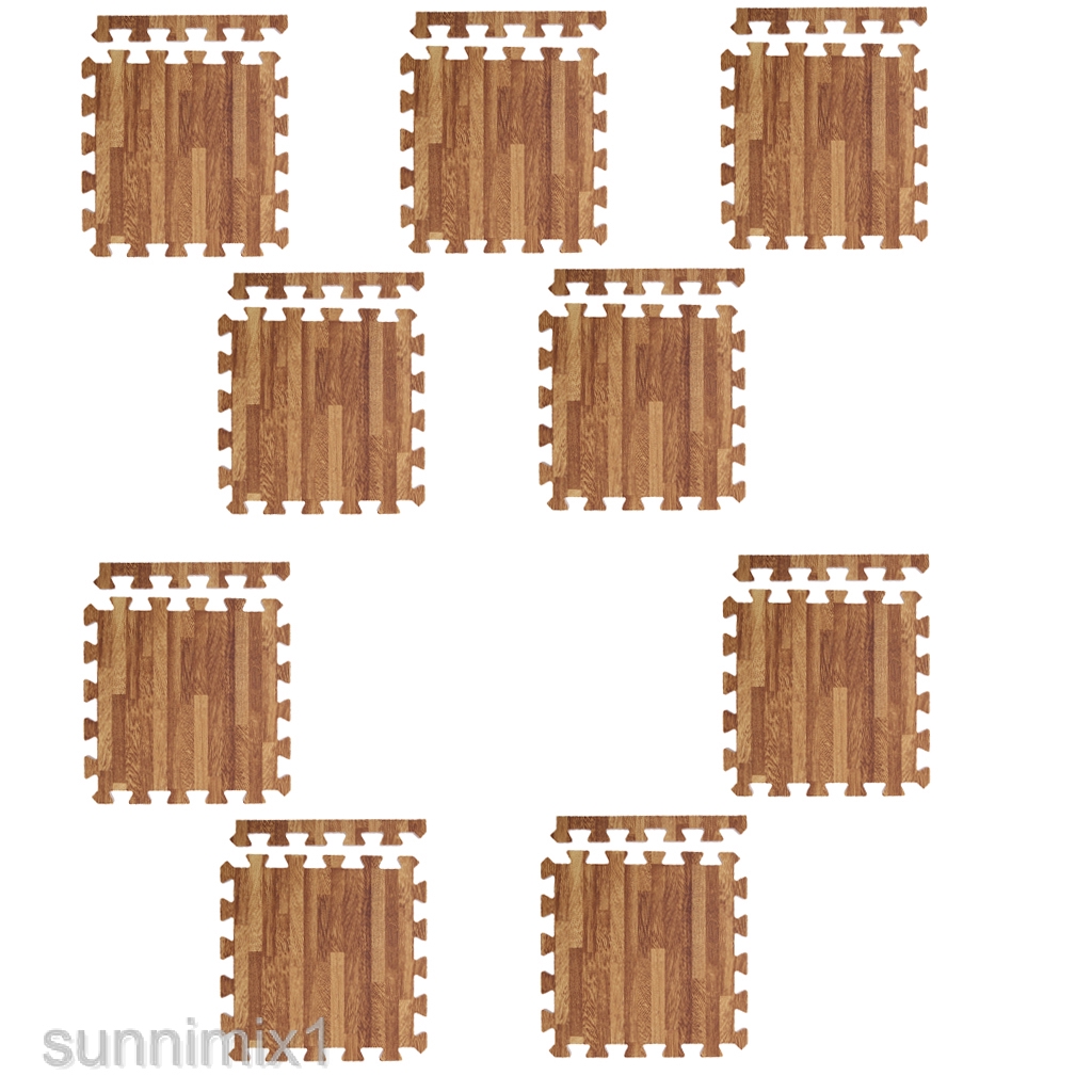 Sunnimix1 9pcs Puzzle Gym Exercise Mat