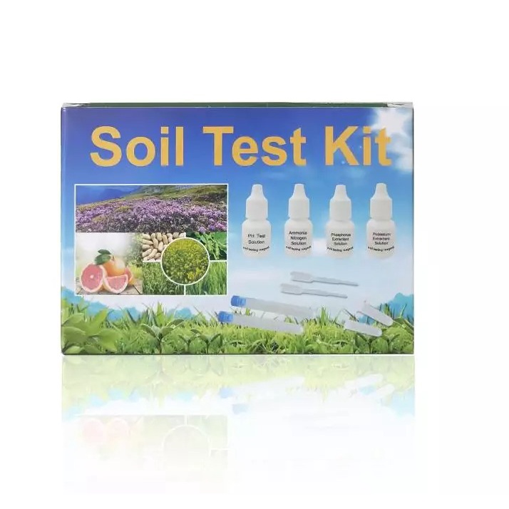 Soil Test Kit Alat Tes PH Tanah Ammonia Nitrogen Potassium Phosphorus