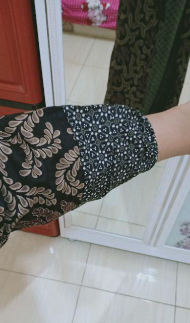 Gamis Cardy Batik - Gamis Sogan