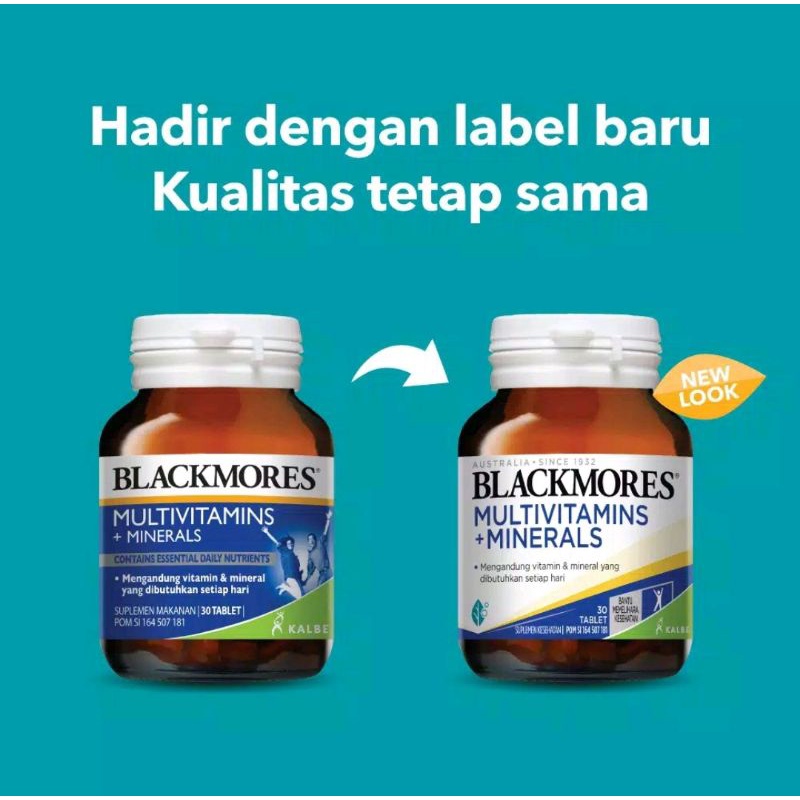 Blackmores Multivitamin + Mineral (30)/ Multivitamin + Mineral (60)