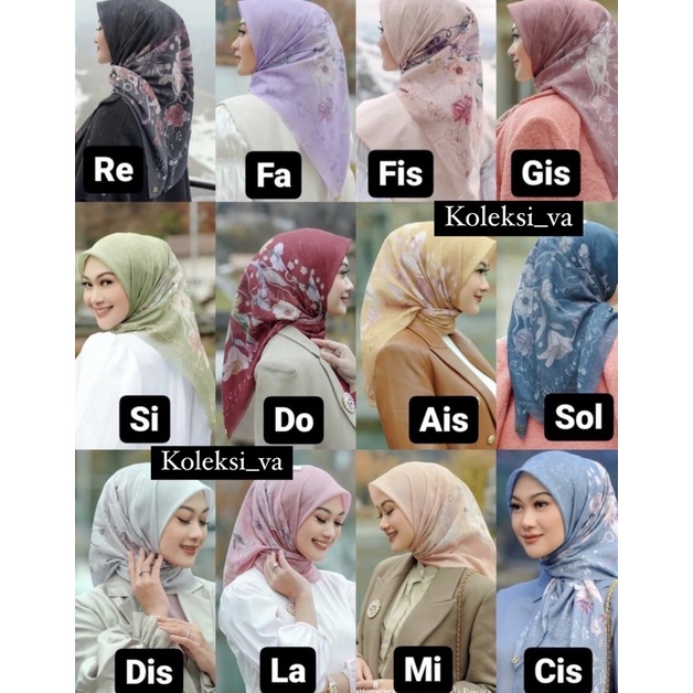 The Nada square buttonscarves x indah nada puspita do re ais