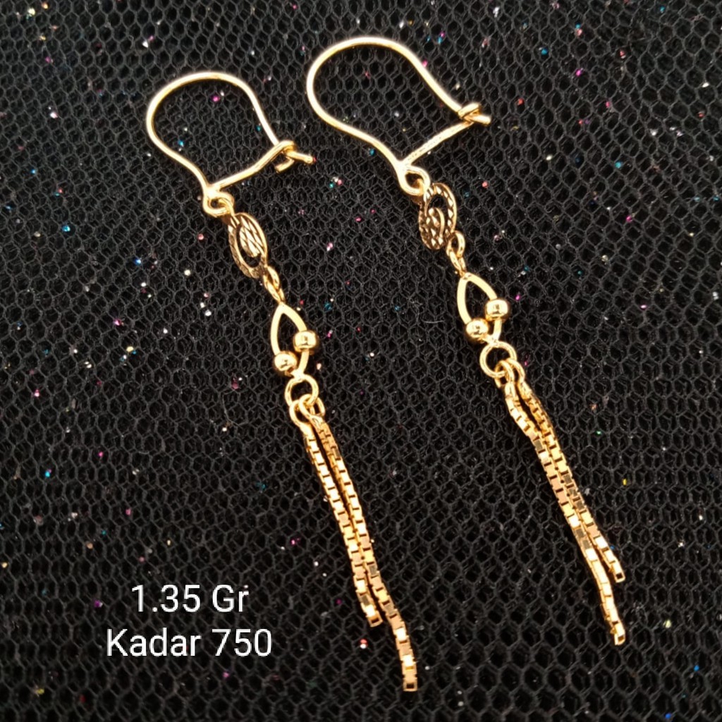 Anting Emas 17 K - 1.35 Gr Kadar 750 - 2056