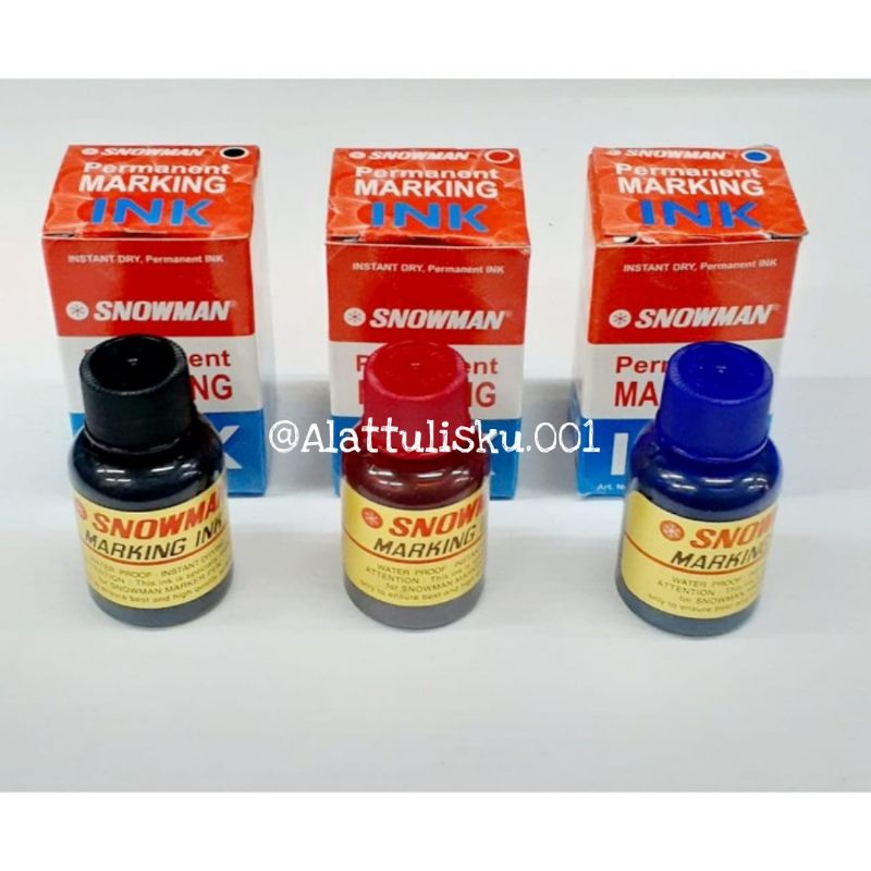 

TINTA SPIDOL PERMANENT SNWOMAN / SNOWMAN PERMANENT MARKING INK / REFFIL SPIDOL