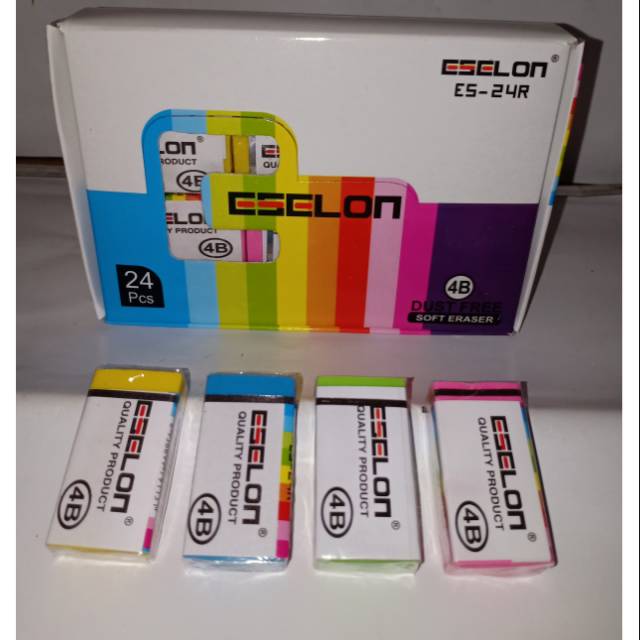 

Penghapus eselon warna warni