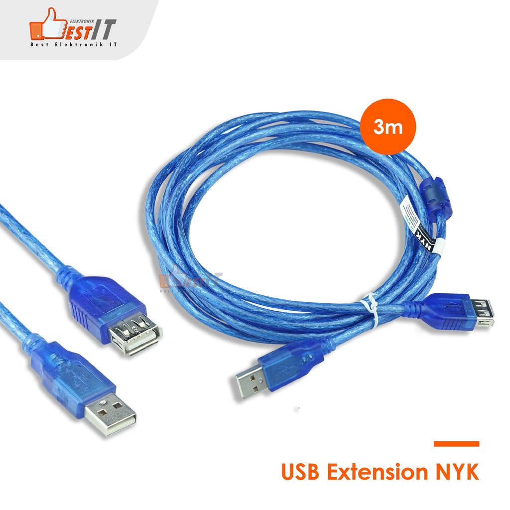 Kabel USB Extension Panjang 3 meter NYK