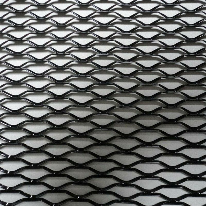Cre Jaring Mesh Heksagonal Aluminum Hitam Cover Grill Bumper Mobil Universal