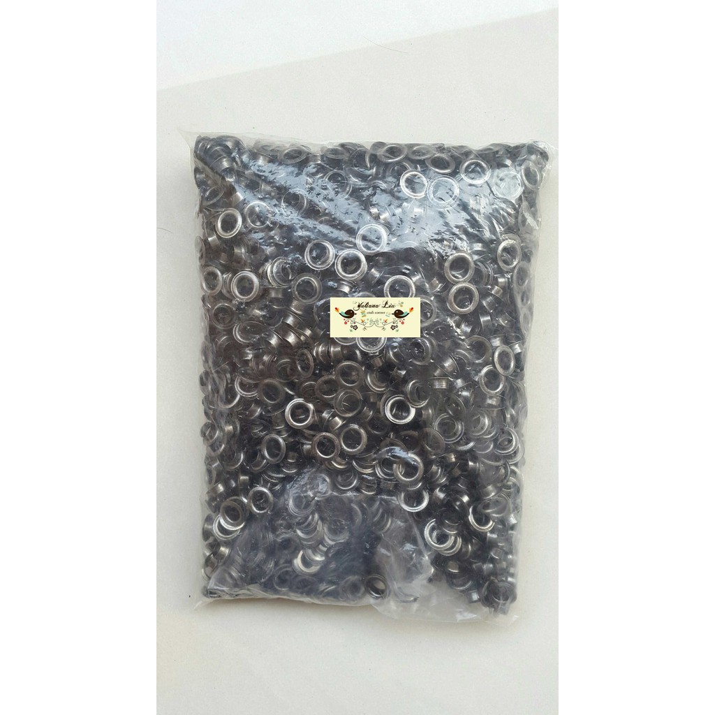 Kancing Mata Ayam Black Nikel 1cm