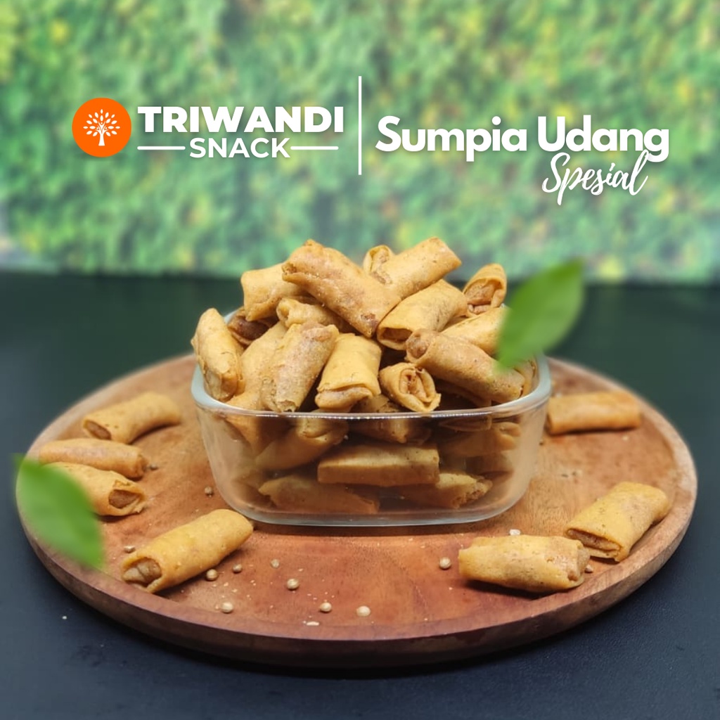 

Sumpia udang spesial kemasan 100 - 250 gr TRIWANDI SNACK oleh oleh bandung