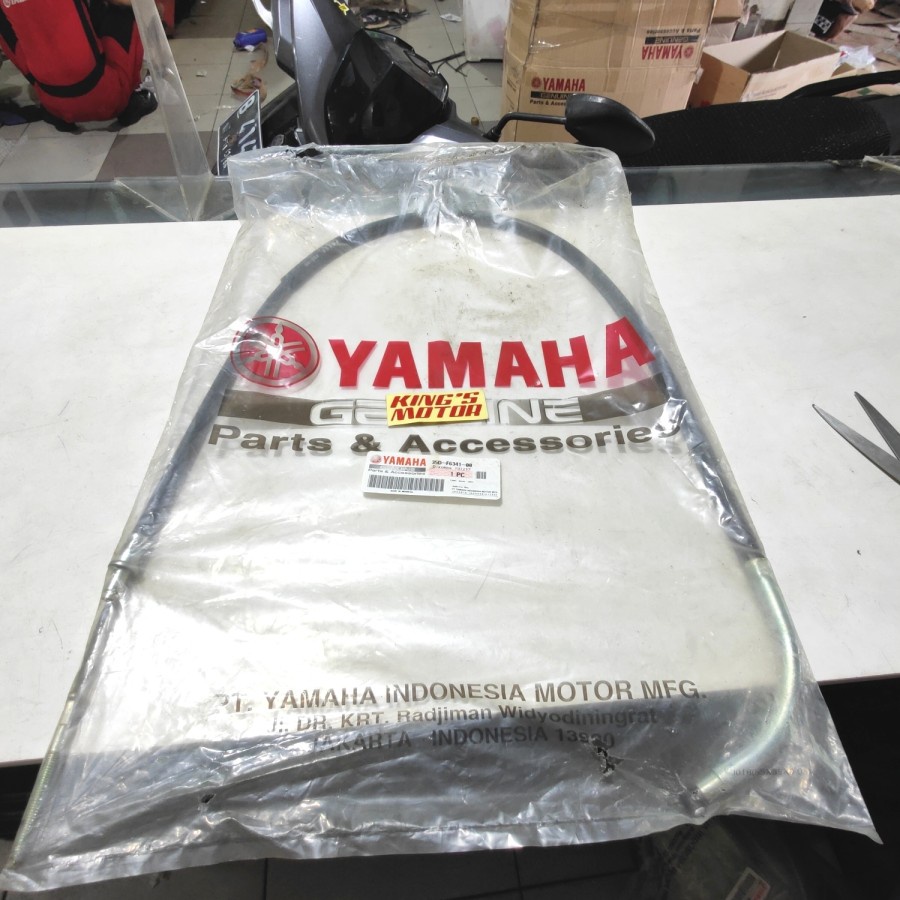 KABEL, TALI REM DEPAN VEGA ZR, RR TROMOL (35D F6341) ASLI YAMAHA