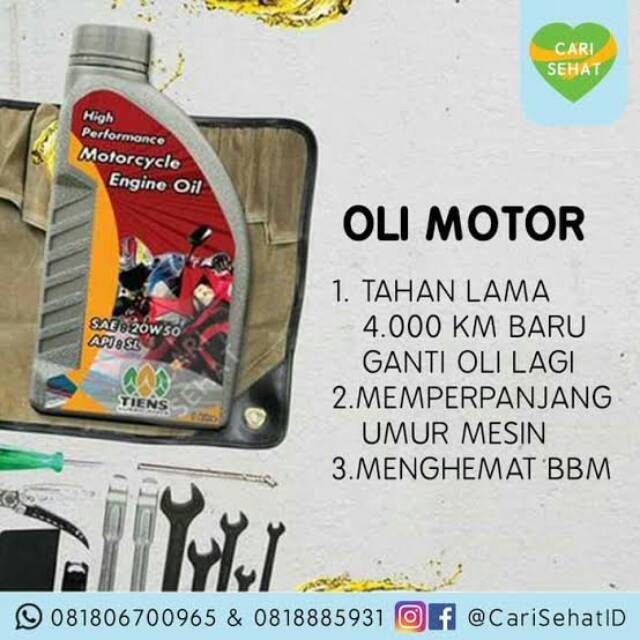 Oli Motor/ Tiens Lubricants