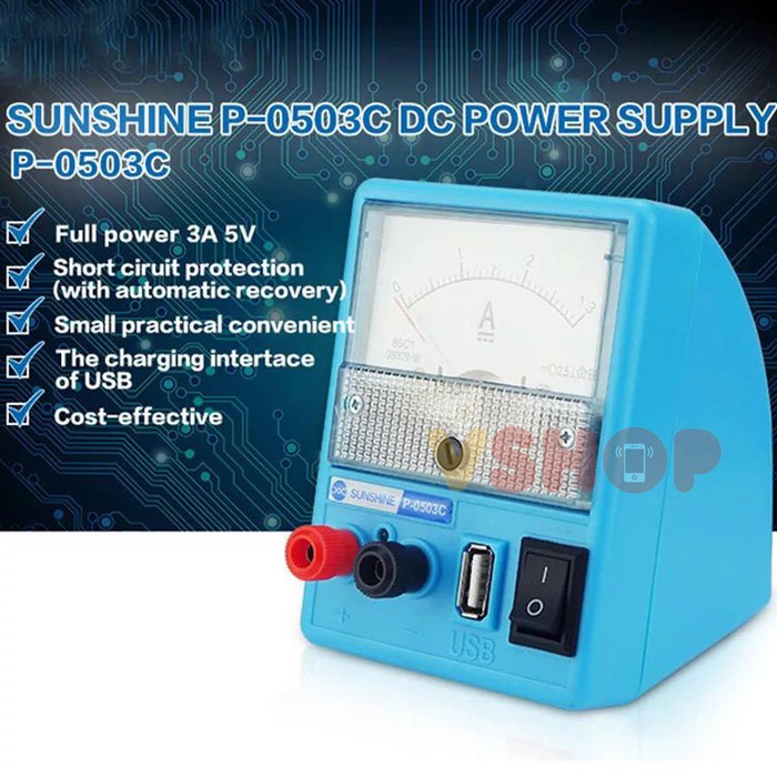 POWER SUPPLY SUNSHINE P-0503C MINI 3 AMPER