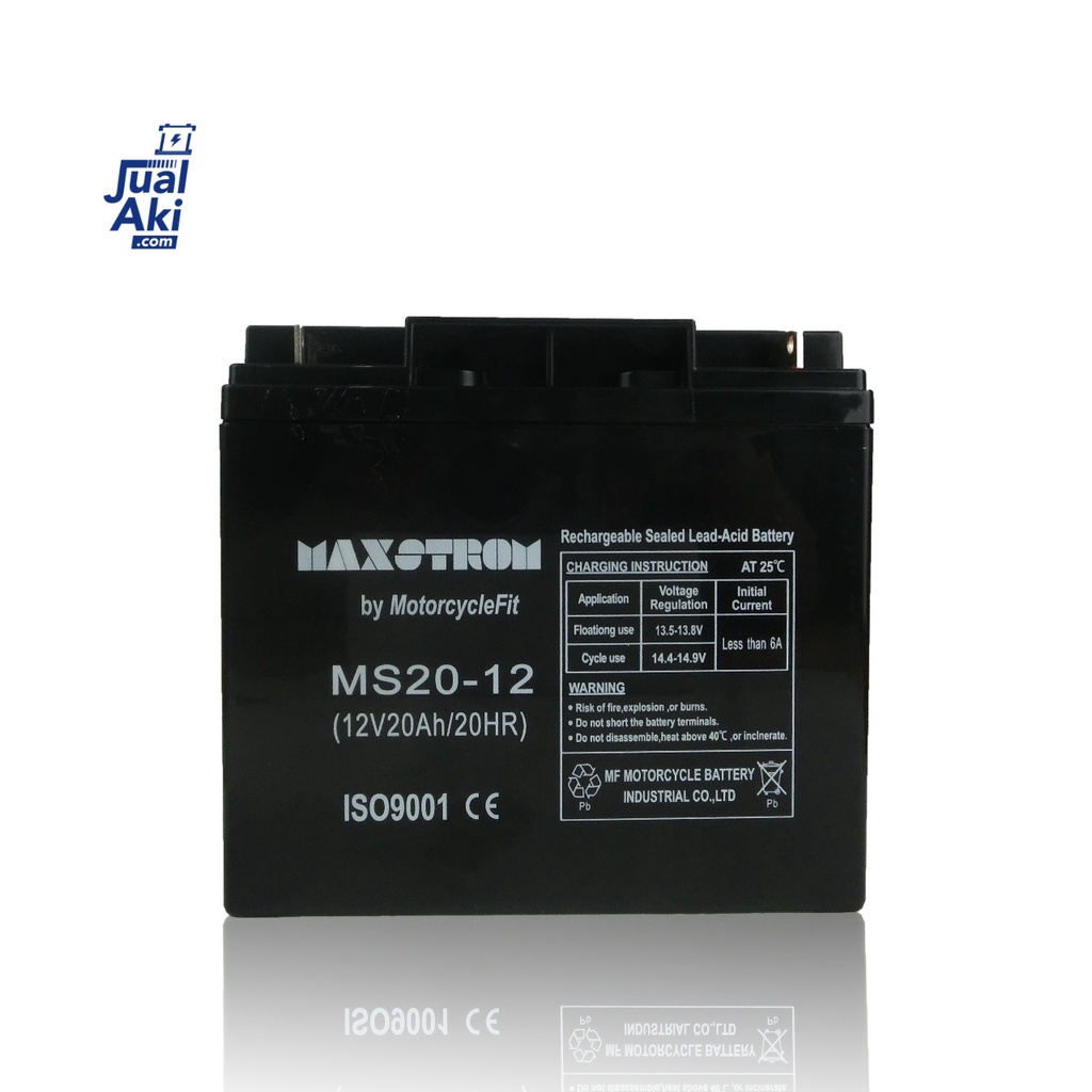 Aki Maxstrom Ms 20-12 12v 20ah 20Hr Mf