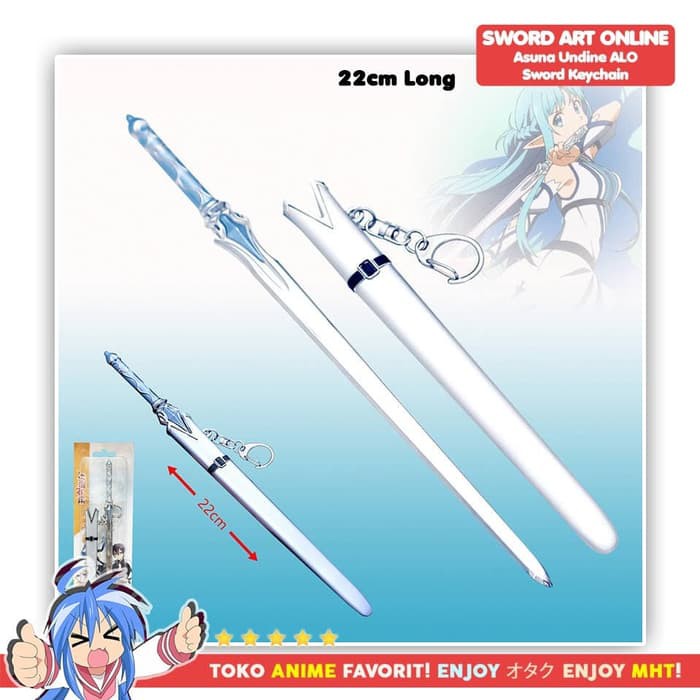 Gantungan Kunci Pedang Anime Sword Art Online SAO Asuna Undine
