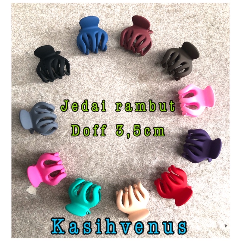 JEDAI RAMBUT DOFF 3.5cm|JEPIT RAMBUT CAKAR3