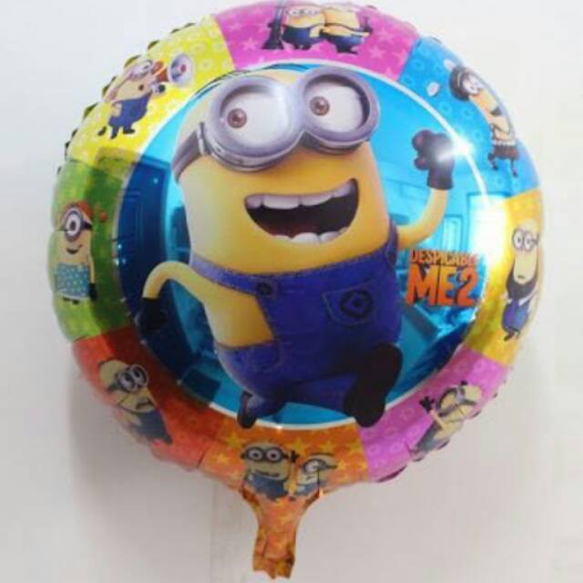Balon Foil Minion / Minion / Balon Bulat Minion / Minion / Balon Minion Murah / Balloon Minion
