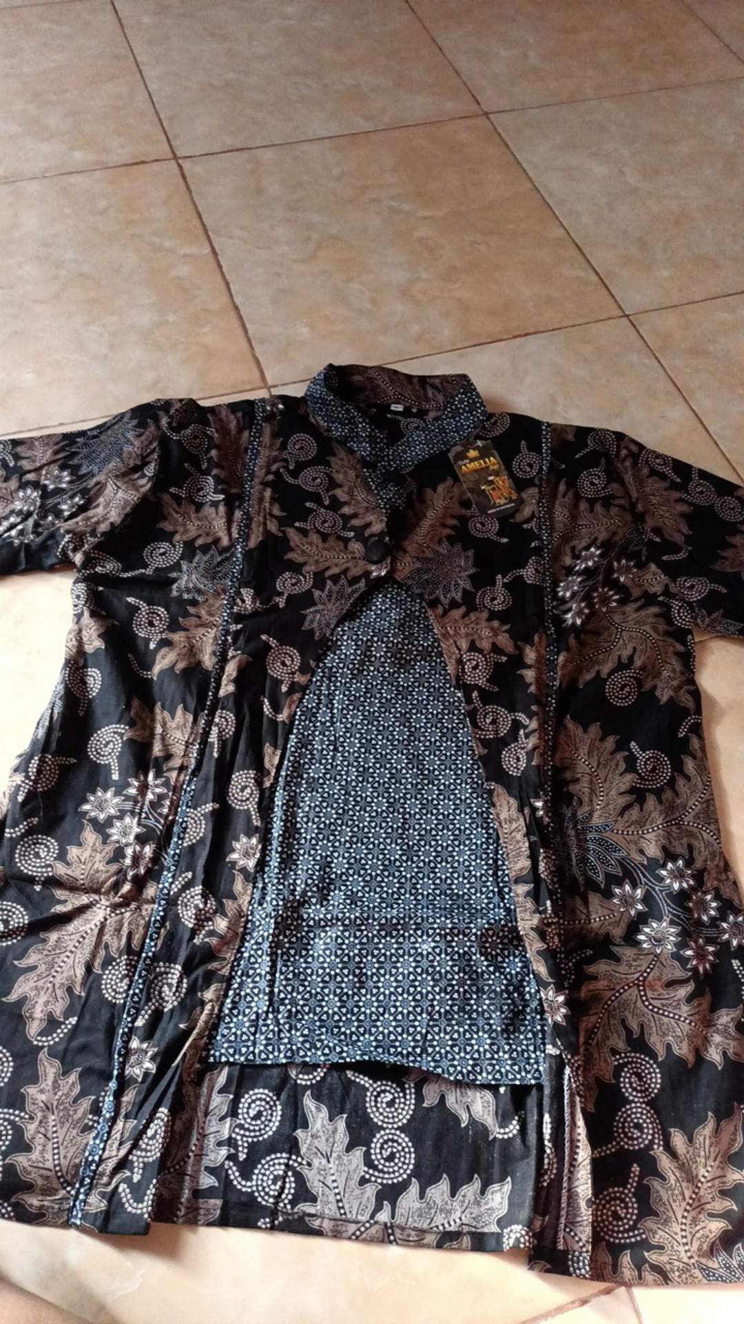 Blus Davina Daun Lawasan Baju Batik Atasan Wanita
