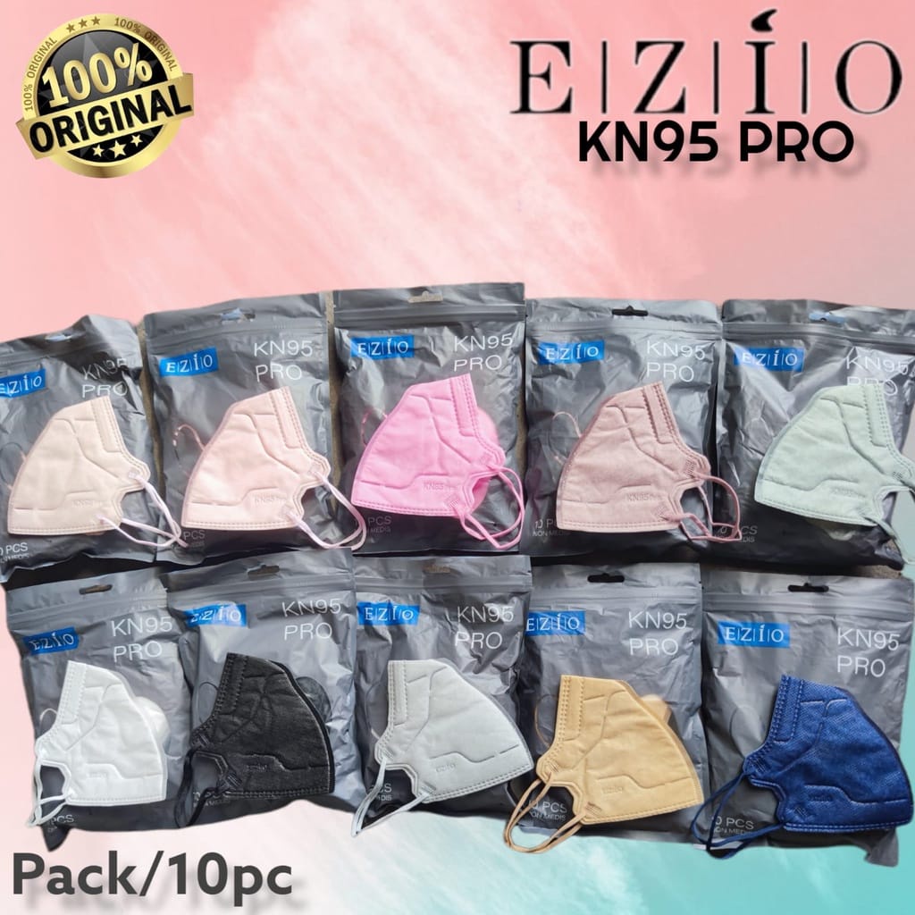 Masker KN95 warna KN PRO 1 Pack isi 10 Pcs Premium Masker New Original