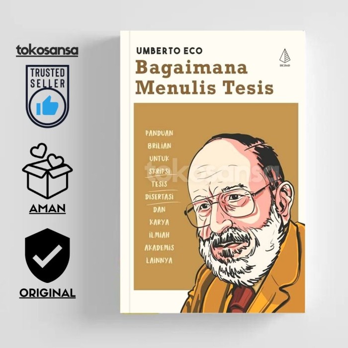 Promo BAGAIMANA MENULIS TESIS: Panduan Brilian untuk Skripsi Tesis Disertasi dan Karya Ilmiah Akadem