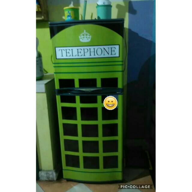 Stiker Kulkas 2 Pintu