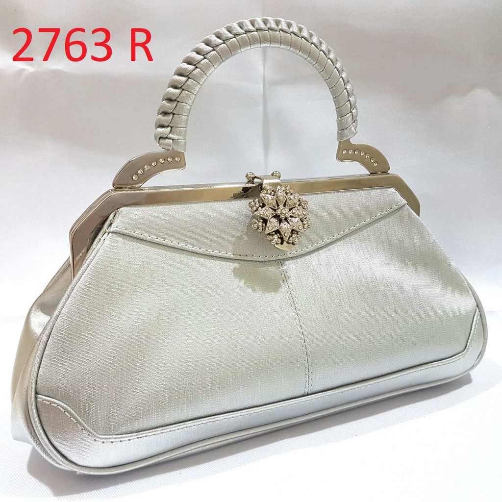 Clutch Pesta Farnell Kondangan 2763/2766 R Tas Pesta Wanita Import Cantik Elegan