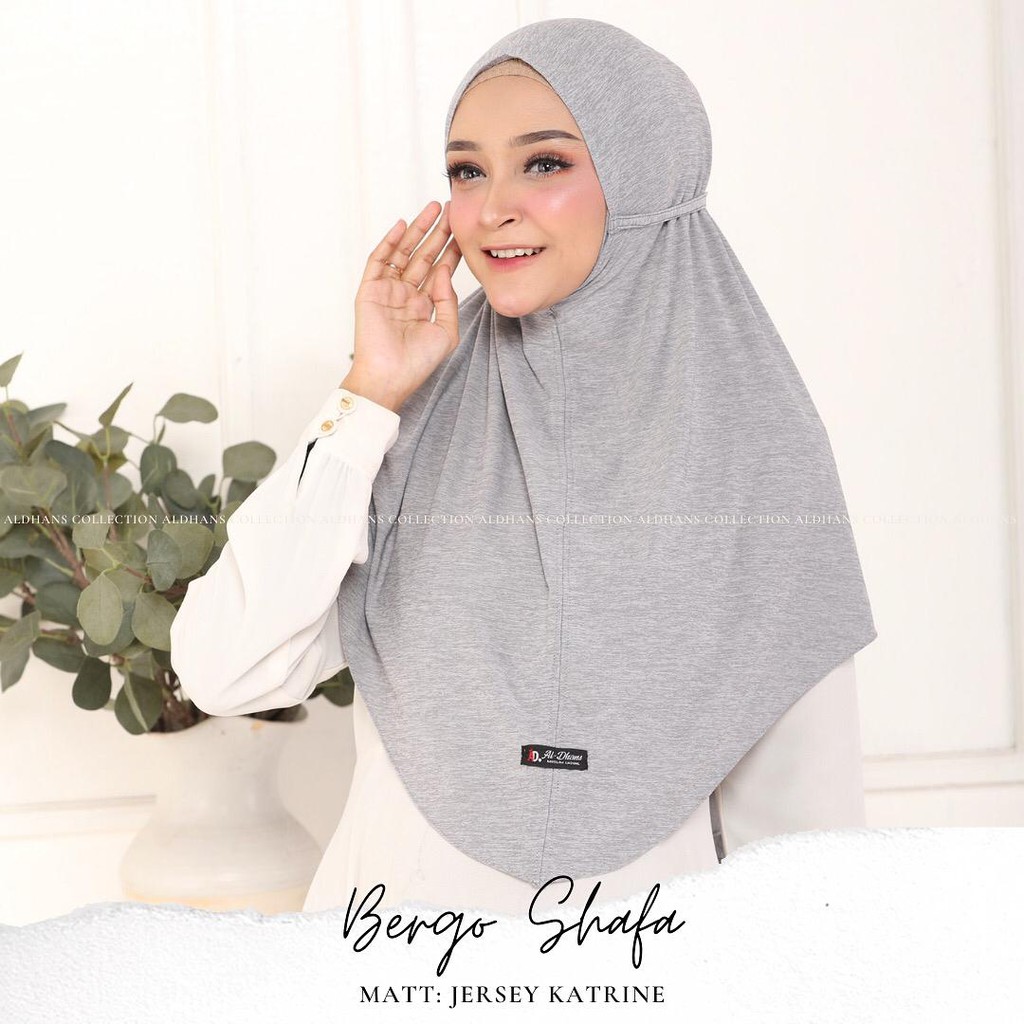 Jilbab Bergo Shafa  Matt Jersey Katrin Original By Al-Dhans