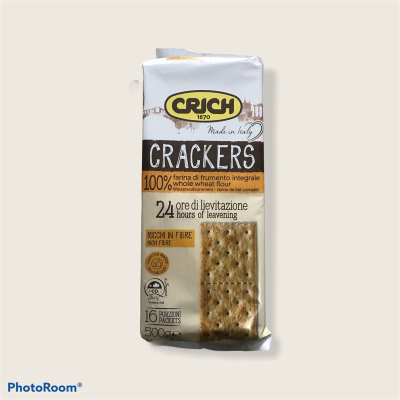 Crich Crackers Whole Wheat 500g I Biskuit Gandum
