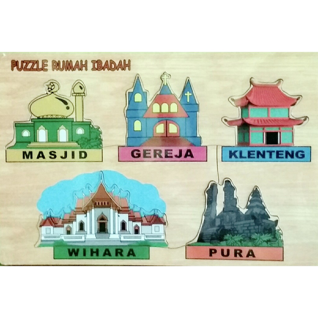 29 Gambar Kartun Rumah Ibadah Gambar Kartun Ku