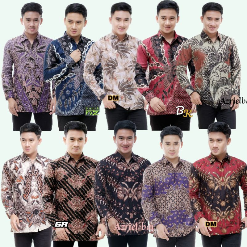 Kemeja Batik Pria Modern Lengan Panjang azrielbatik Masa Kini