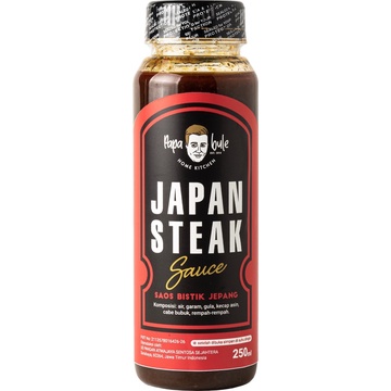 

HALAL PREMIUM STEAK SAUCE ALA JEPANG PAPABULE premium ala japanese papabule saus kental jepang cocol dan marinade