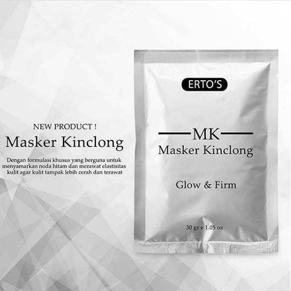 Ertos MK Masker Kinclong Glow & Firm / Erto's by Ilegan.id