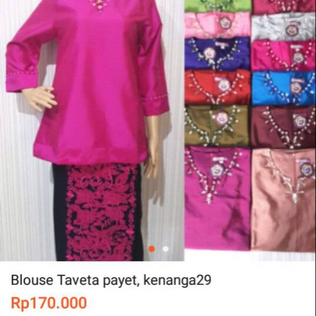 Blouse taveta payet Kenanga29