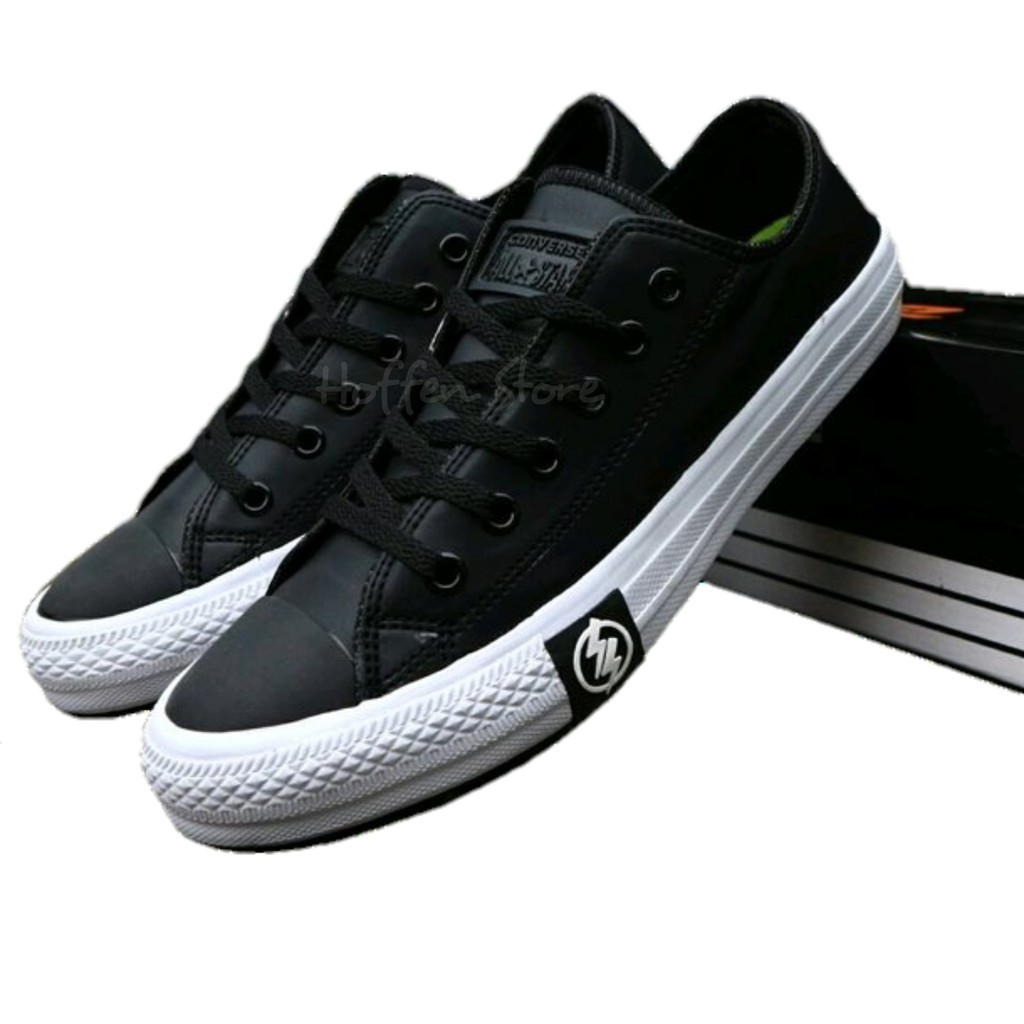  SEPATU  CONVERSE  ALLSTAR UNDEFEATED KULIT LEATHER PENDEK  