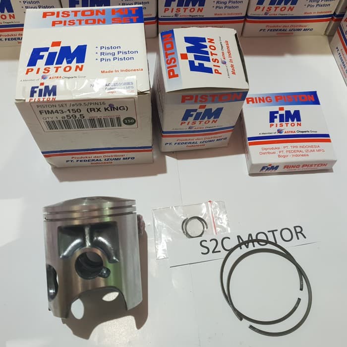 Piston Seher Kit Fim Izumi Fim43 Rxk Rx King Av6220