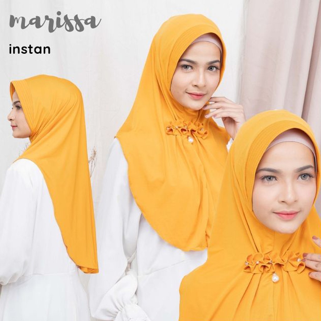 HIJAB INSTANT SHAKILA / HIJAB INSTAN MURAH / JILBAB BERGO JERSEY DENGAN SWAROVKSY / JILBAB LANGSUNG PAKAI