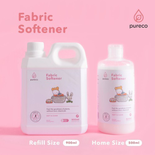 

Pureco Fabric Softener / Pelembut Pakaian Bayi 500 900 ml Refill