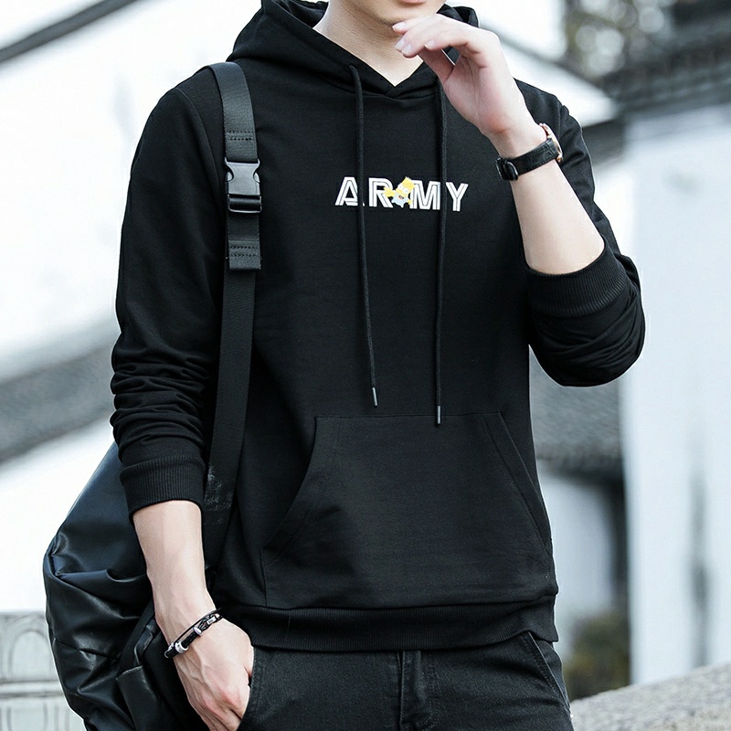 Lilipop.id Sweater Pria Simpsons Army Hoodie Jumper Outwear