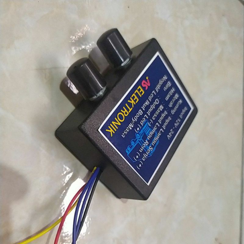 Modul blits pesawat 2 channel 2 fungsi 12V - 24V/Modul lampu kolong/modul spoiler