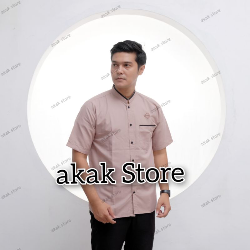 Grosir Baju Koko / Kemeja koko pria Jumbo Big size Akak Store  L - XL - XXL