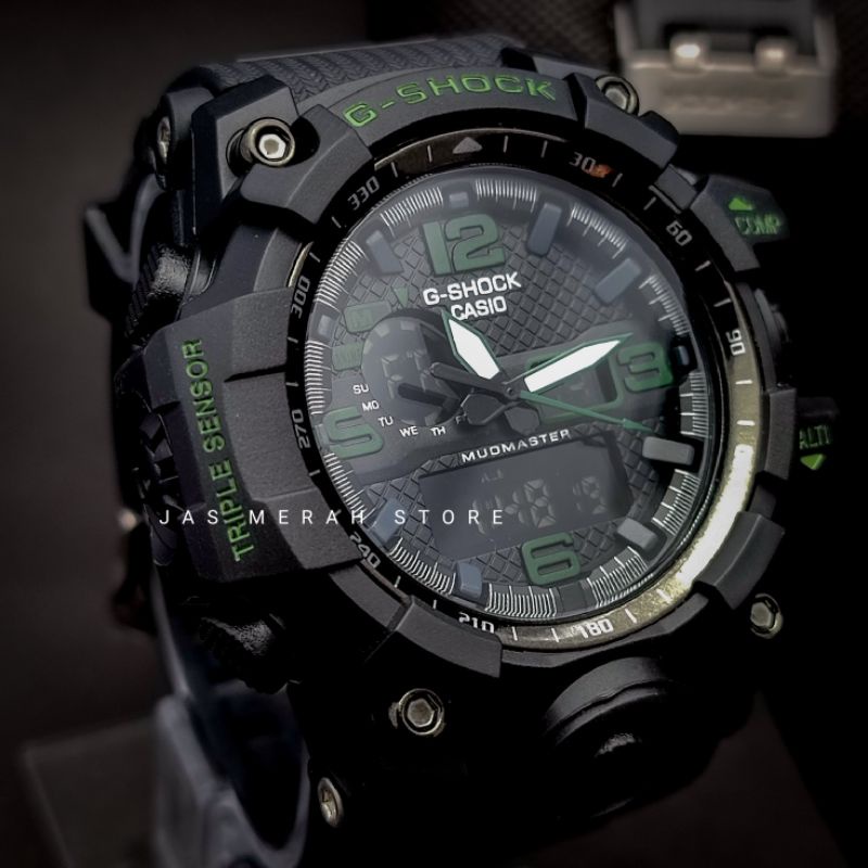 G-SHOCK CASIO GWG ARMY GRADE A EXLUSIF TALI HITAM JAM TANGAN PRIA TAHAN AIR