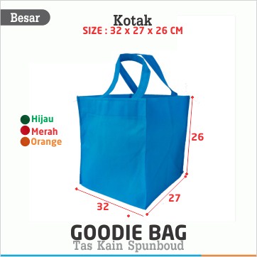 

GOODIEBAG KOTAK/GOODIEBAG BESAR/GOODIEBAGMURAH/LUSINAN