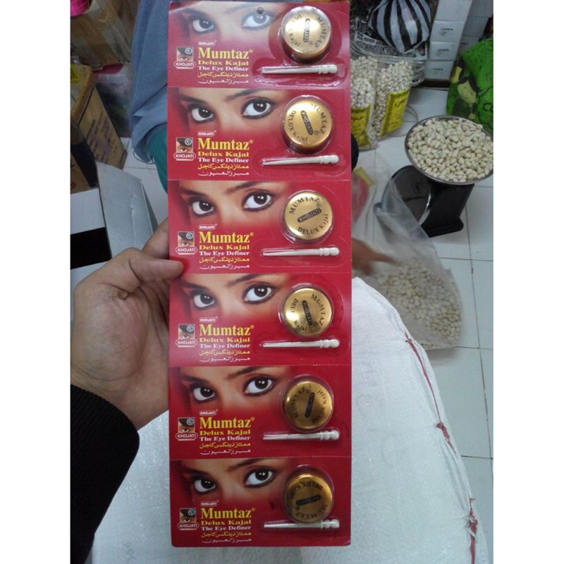 Celak mumtaz mur kajal Mumtaz delux kajal Celak Kajal waterproof ori original arab ori warna hitam b