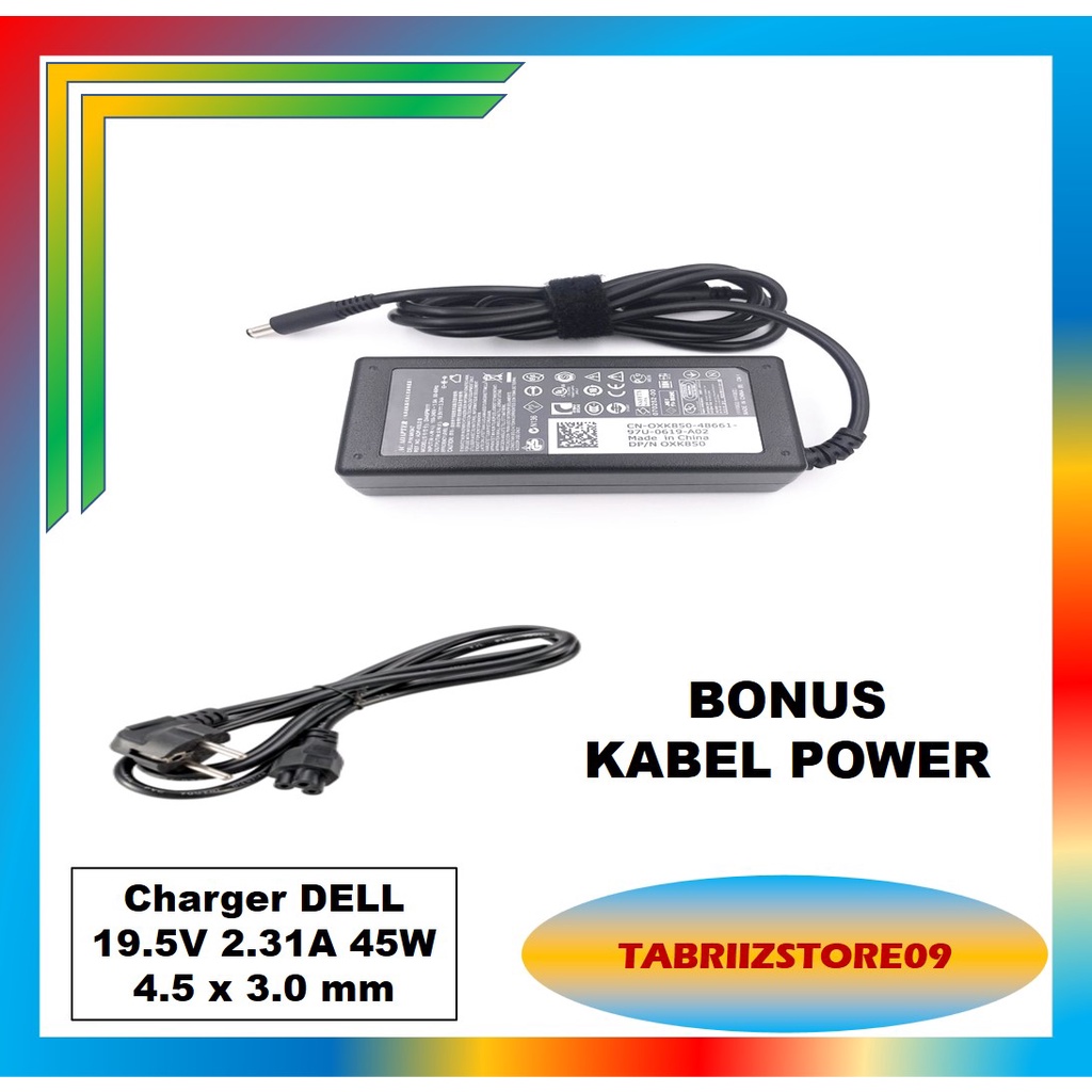 Adapter Charger Laptop Dell Inspiron 5559 5570 5755 5759 5770 5000 3000 Dell XPS 12, XPS 12 MLK