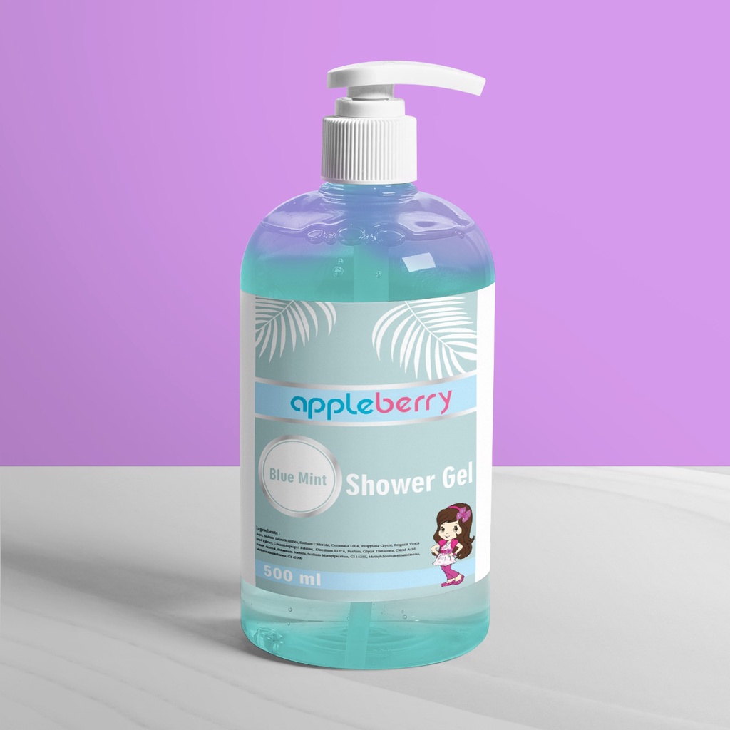 Appleberry Blue Mint Shower Gel 500ml