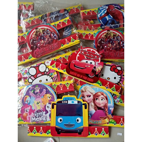 TOPI ULANG TAHUN ISI 10