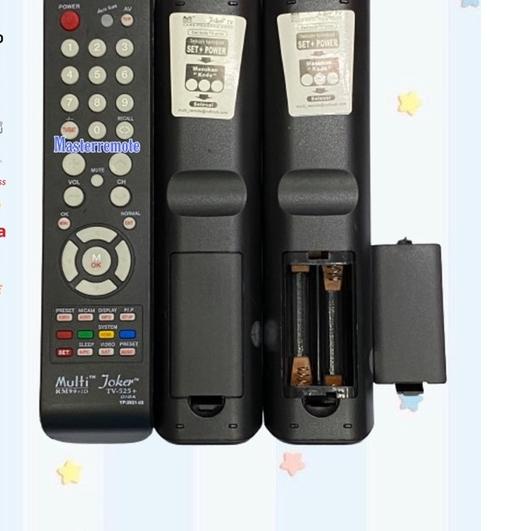 ➸ REMOT REMOTE TV MULTI / UNIVERSAL TV JOKER 525+ ✦