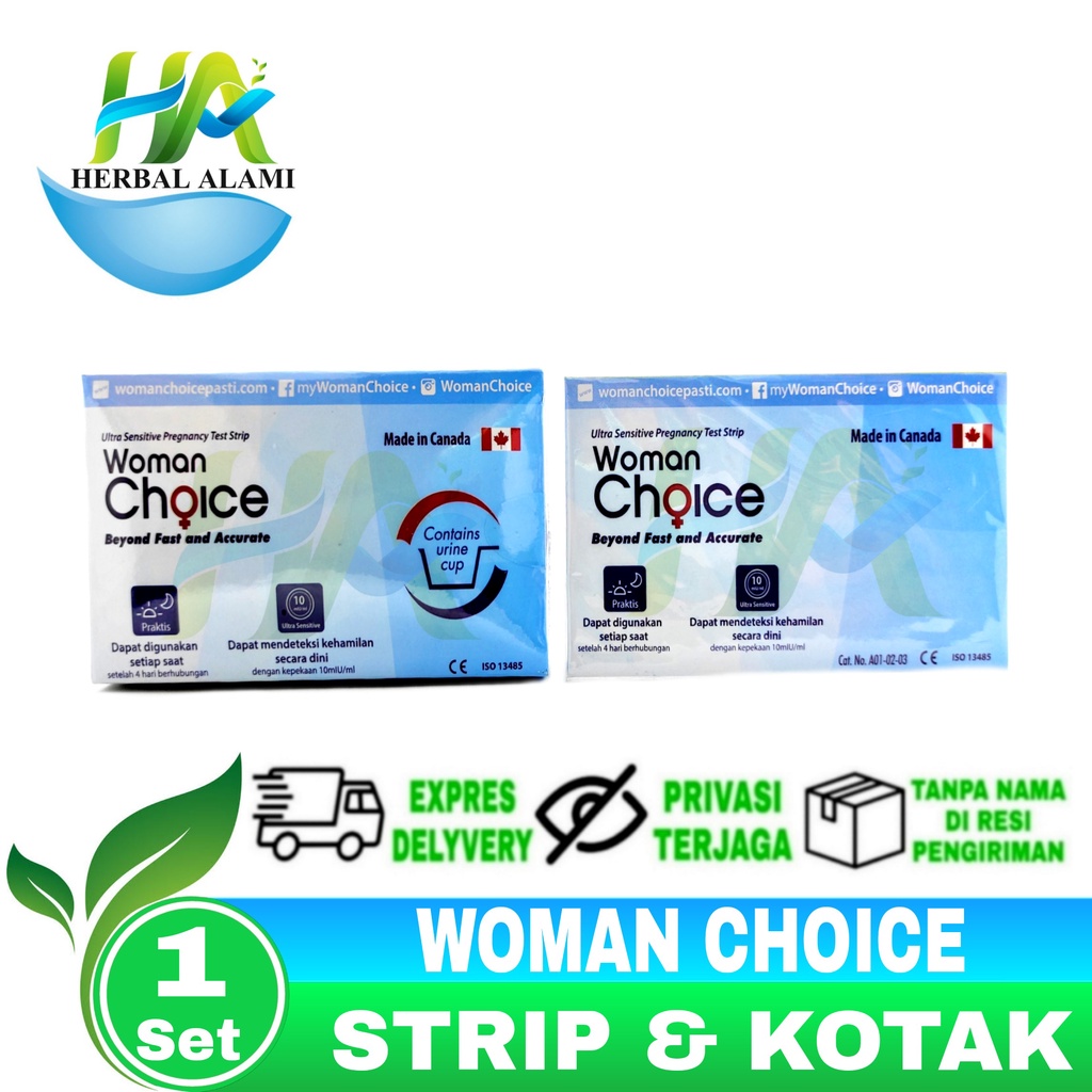 Woman Choice Test Pack Ultra Sensitive Pregnancy - Test Kehamilan