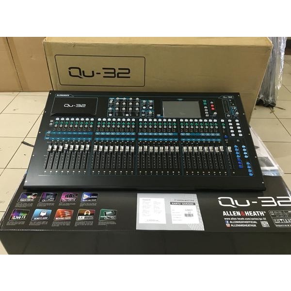 Mixer Digital 32 channel Allen Heath Qu-32 QU32 Original Garansi resmi