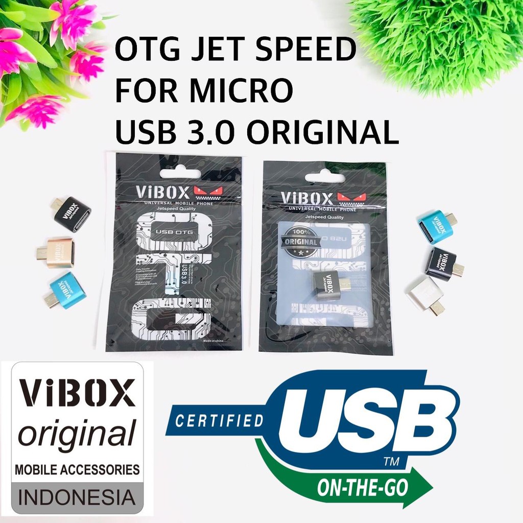 OTG FLASHDISK UP TO 128GB VIBOX ORIGINAL JETSPEED  OTG TYPE C DAN MICRO-USB