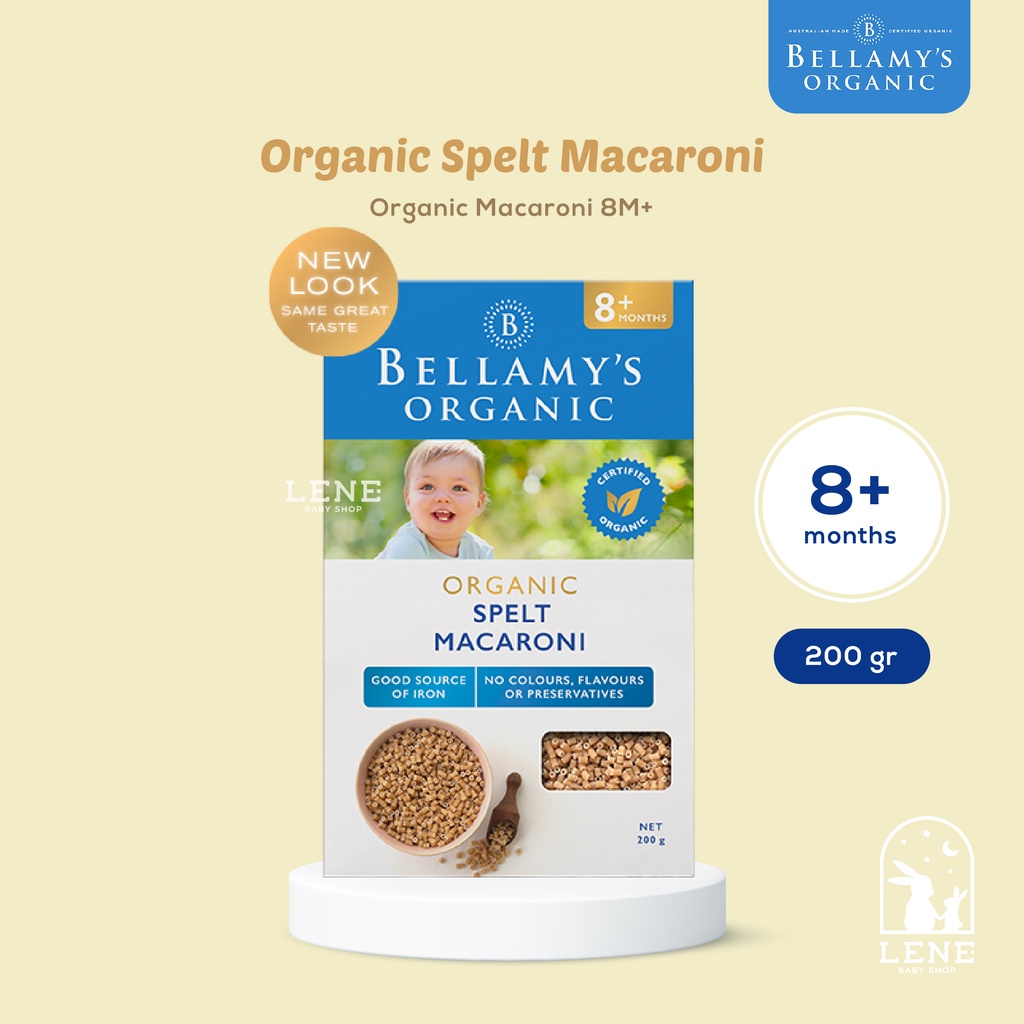 Bellamys Bellamy ORGANIC SPELT MACARONI 200GR