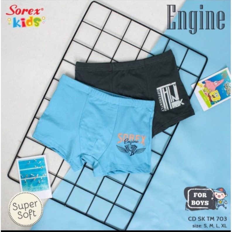 Celana dalam boxer anak cowok Sorex TM 703